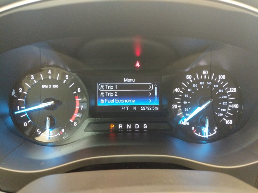 2016 Ford Fusion - Odometer Close Up