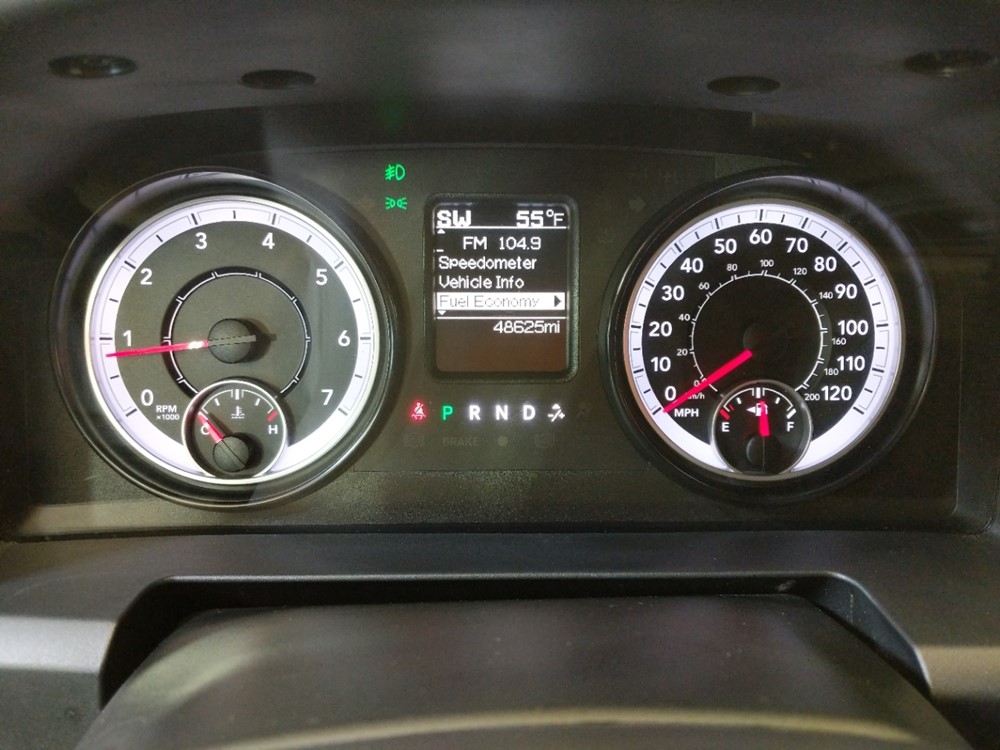 2016 Dodge Ram 1500 - Odometer Close Up