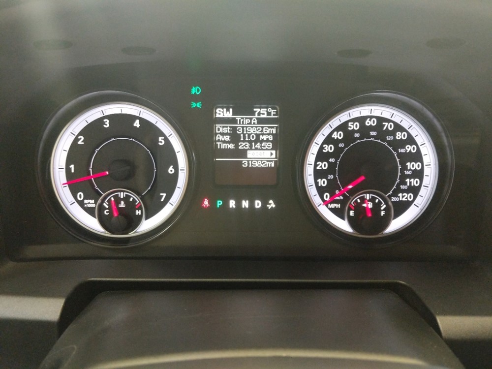 2015 Dodge Ram 1500 - Odometer Close Up