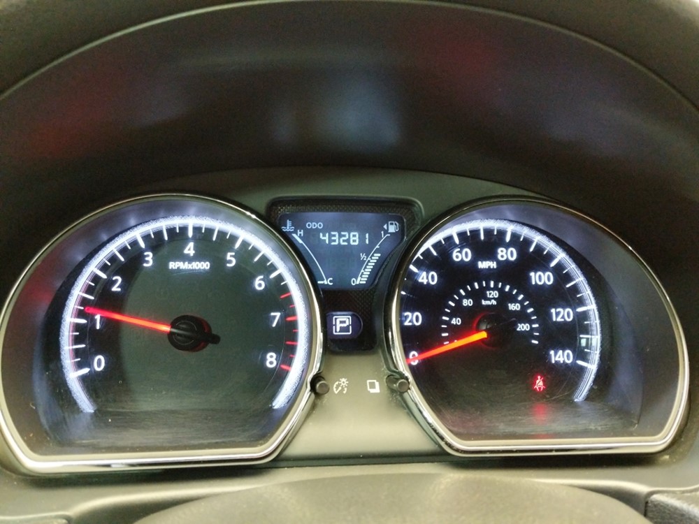 2017 Nissan Versa - Odometer Close Up
