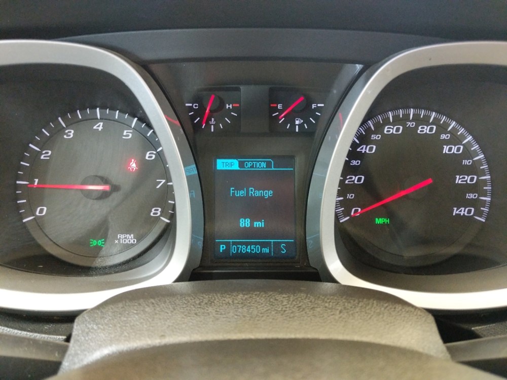 2013 Chevrolet Equinox - Odometer Close Up