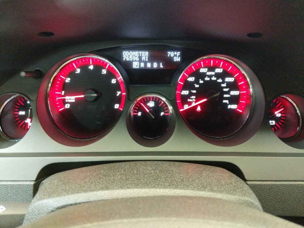 2012 GMC Acadia - Odometer Close Up