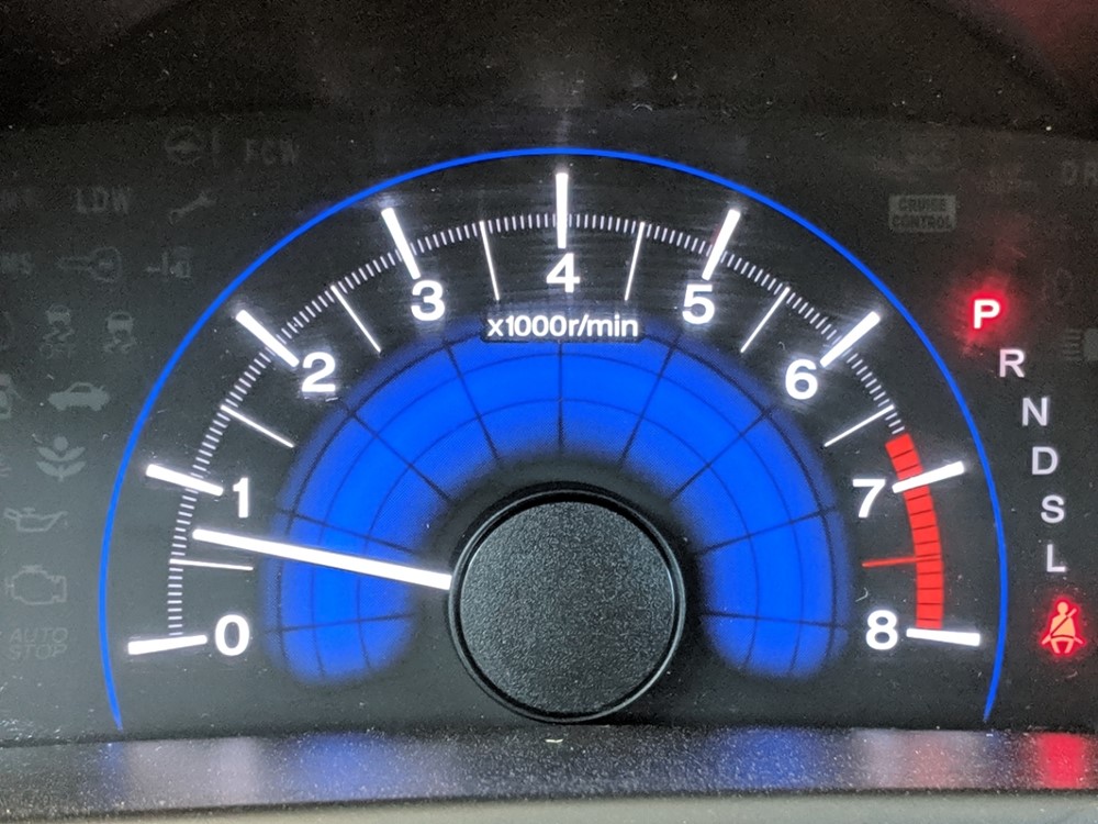 2015 Honda Civic - Odometer Close Up