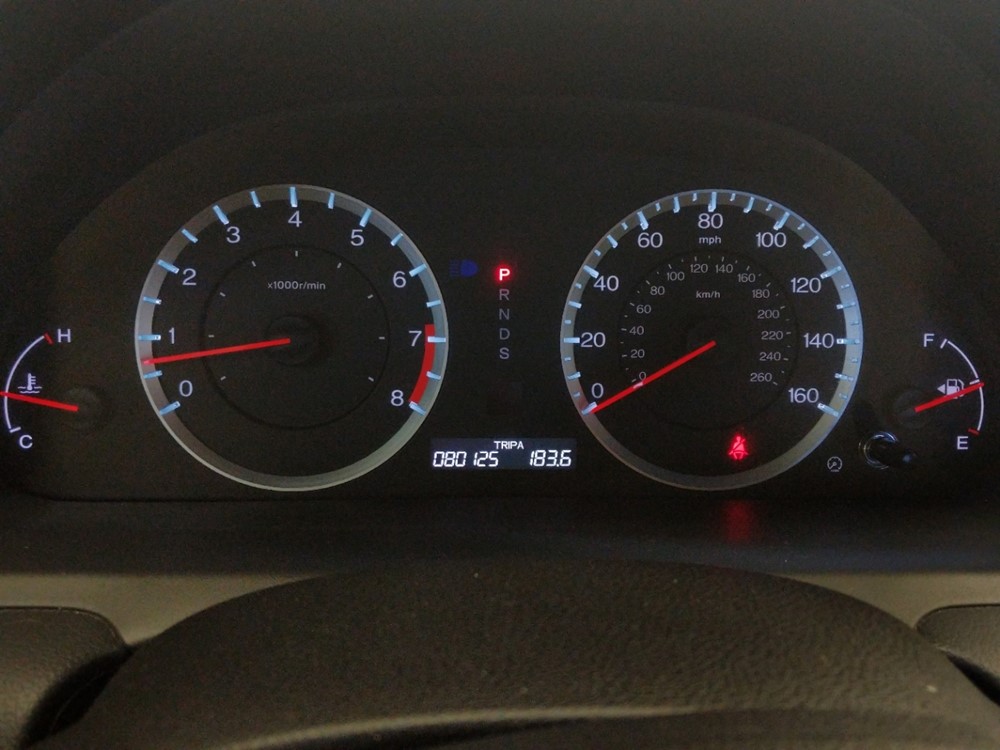 2012 Honda Accord - Odometer Close Up