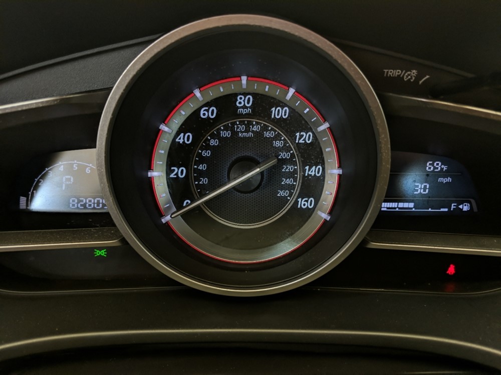 2014 Mazda Mazda3 - Odometer Close Up