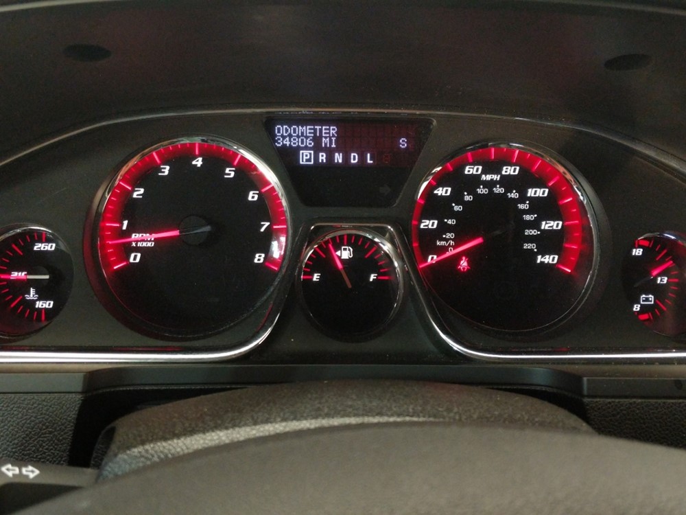 2015 GMC Acadia - Odometer Close Up