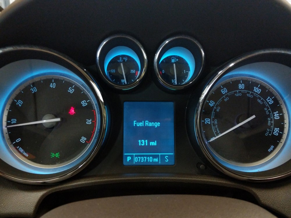 2014 Buick Verano - Odometer Close Up