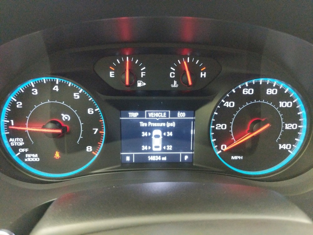 2017 Chevrolet Malibu - Odometer Close Up