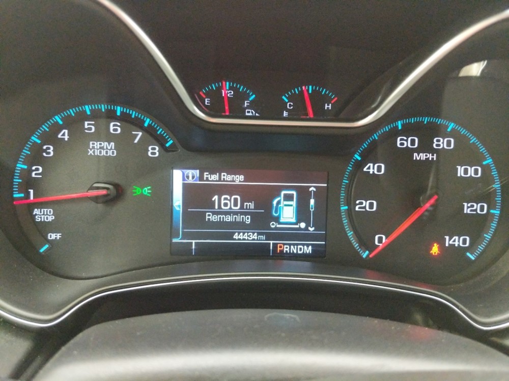 2017 Chevrolet Impala - Odometer Close Up