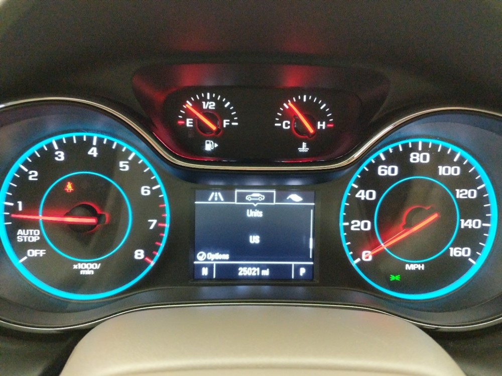 2017 Chevrolet Cruze - Odometer Close Up