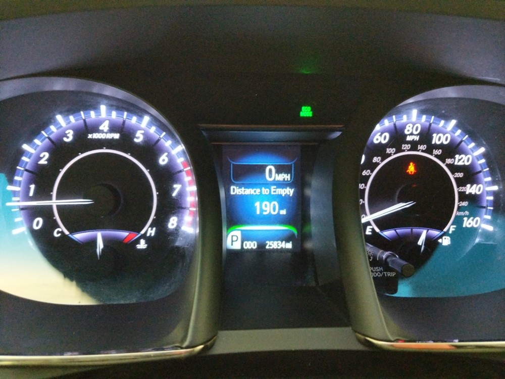 2015 Toyota Avalon - Odometer Close Up