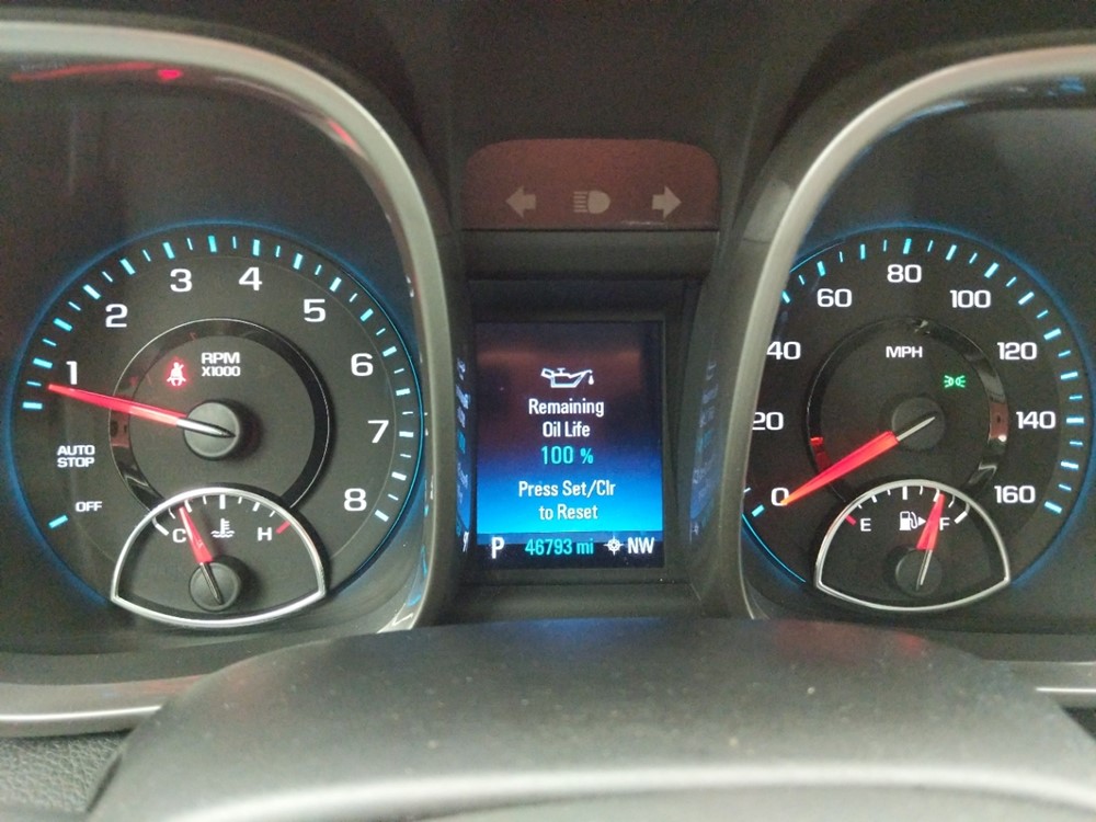 2014 Chevrolet Malibu - Odometer Close Up