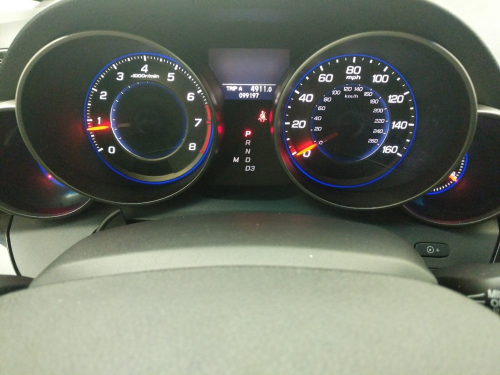 2008 Acura MDX - Odometer Close Up