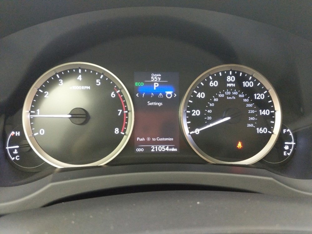 2016 Lexus IS 200t - Odometer Close Up