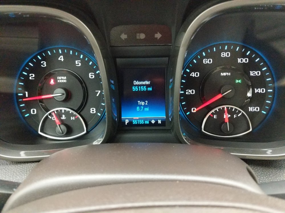 2013 Chevrolet Malibu - Odometer Close Up