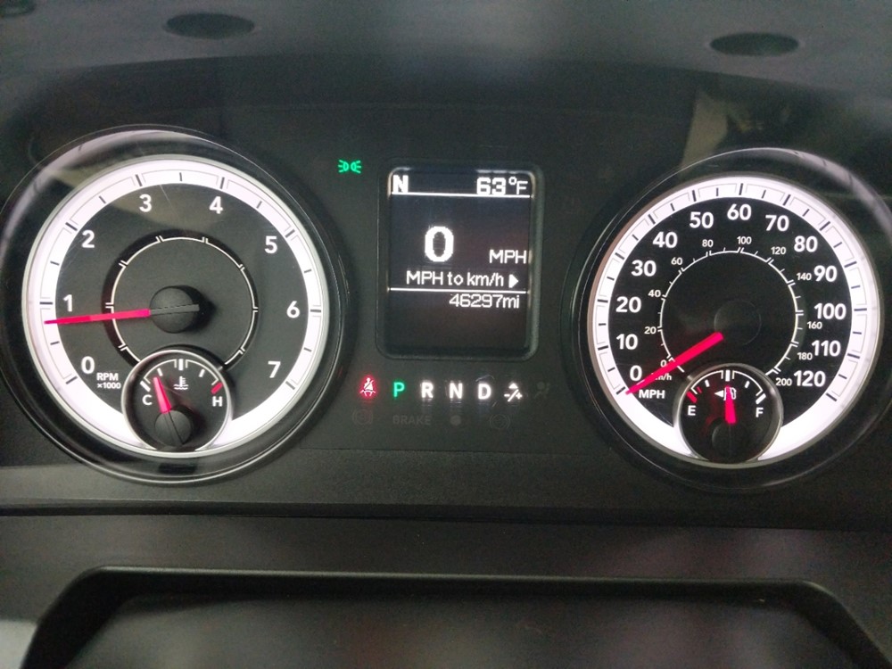 2017 Dodge Ram 1500 - Odometer Close Up