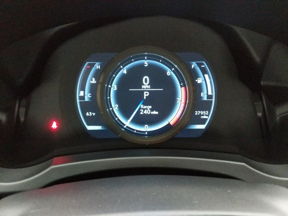 2015 Lexus IS 250 - Odometer Close Up