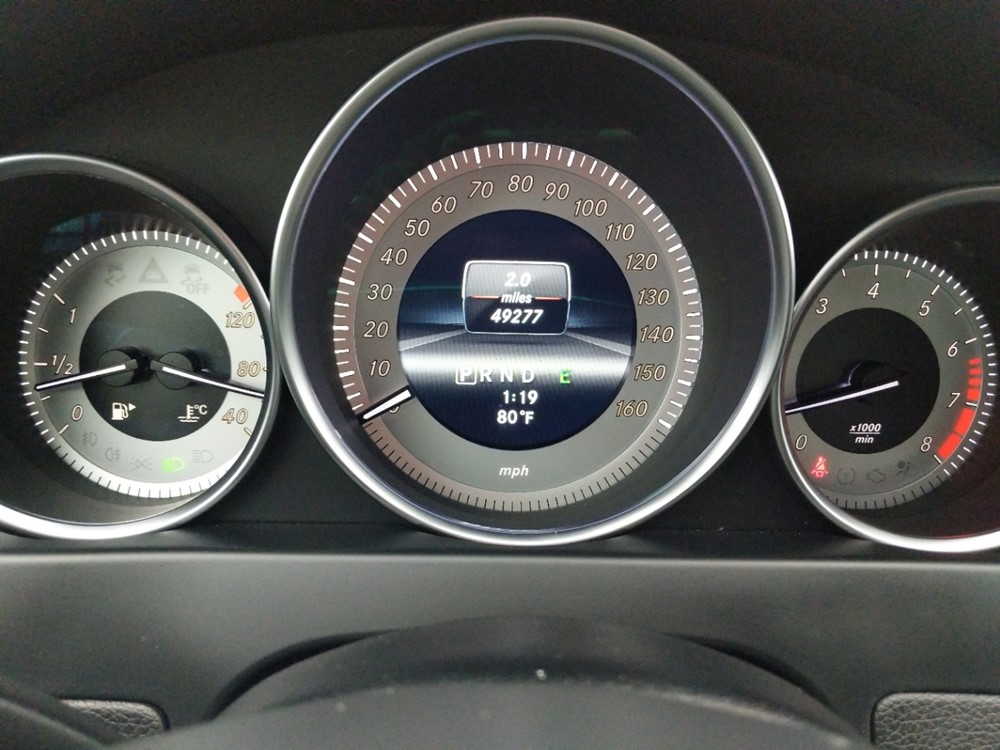 2013 Mercedes-Benz C250 - Odometer Close Up