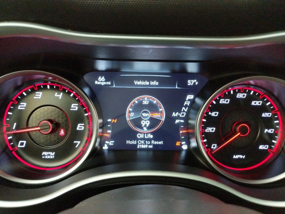 2018 Dodge Charger - Odometer Close Up