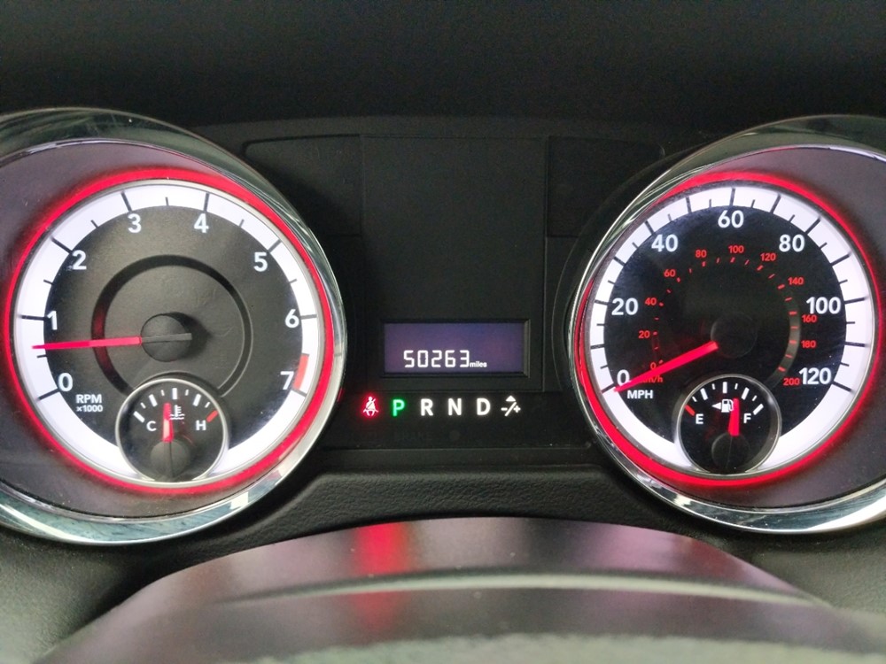 2017 Dodge Grand Caravan - Odometer Close Up