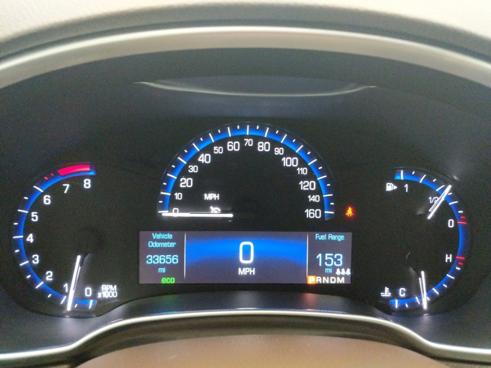 2015 Cadillac SRX - Odometer Close Up