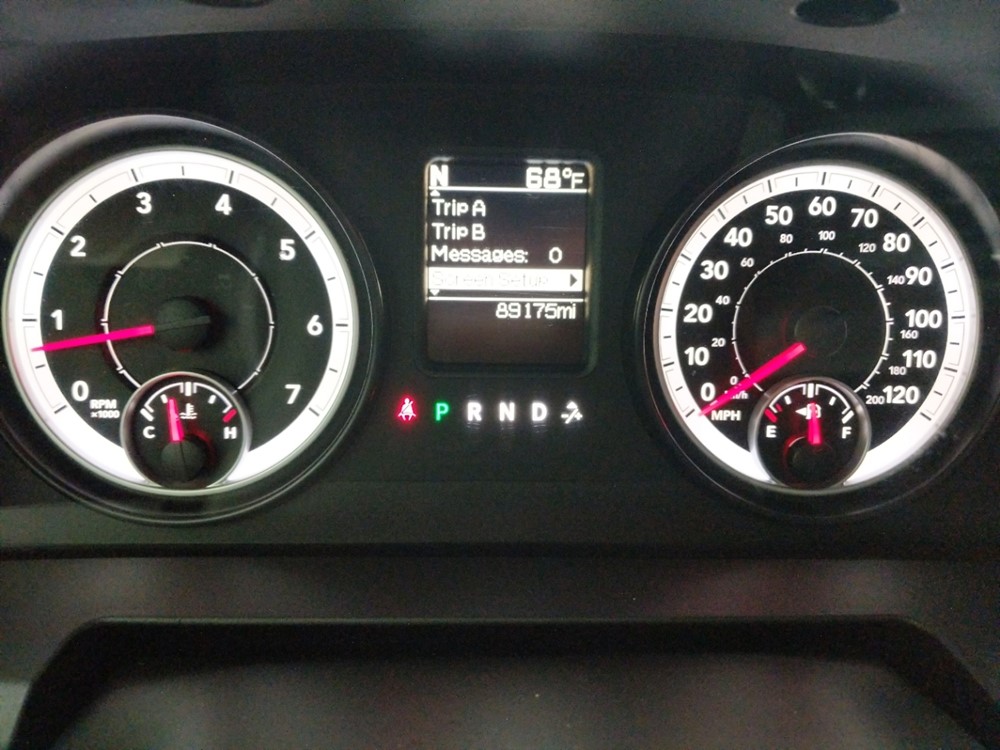 2014 Dodge Ram 1500 - Odometer Close Up