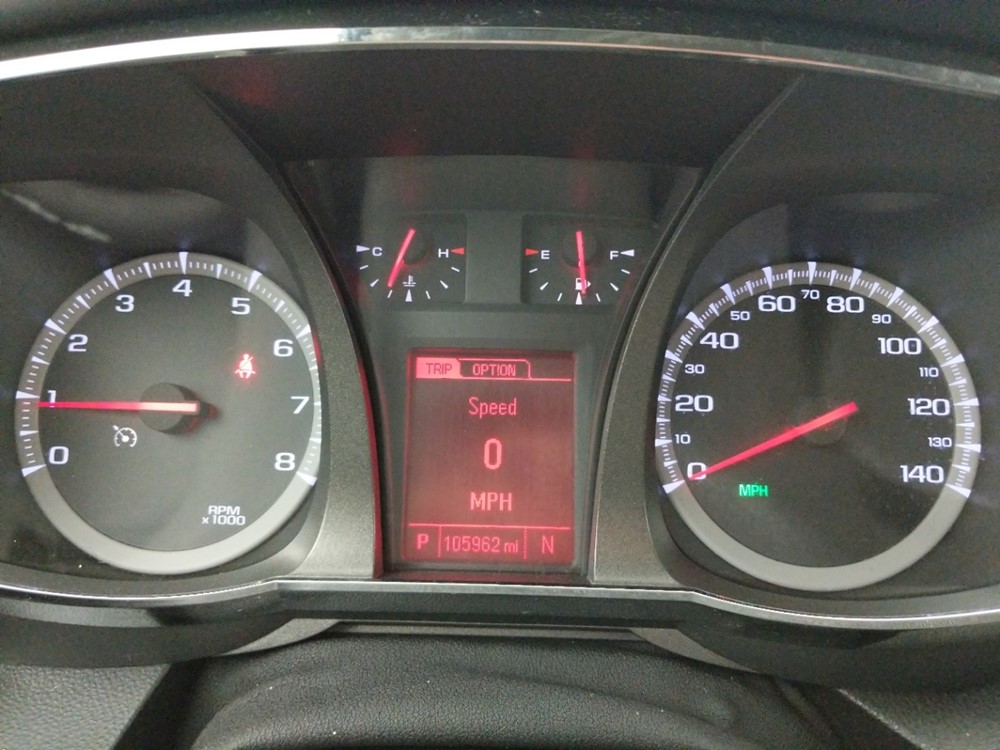 2013 GMC Terrain - Odometer Close Up