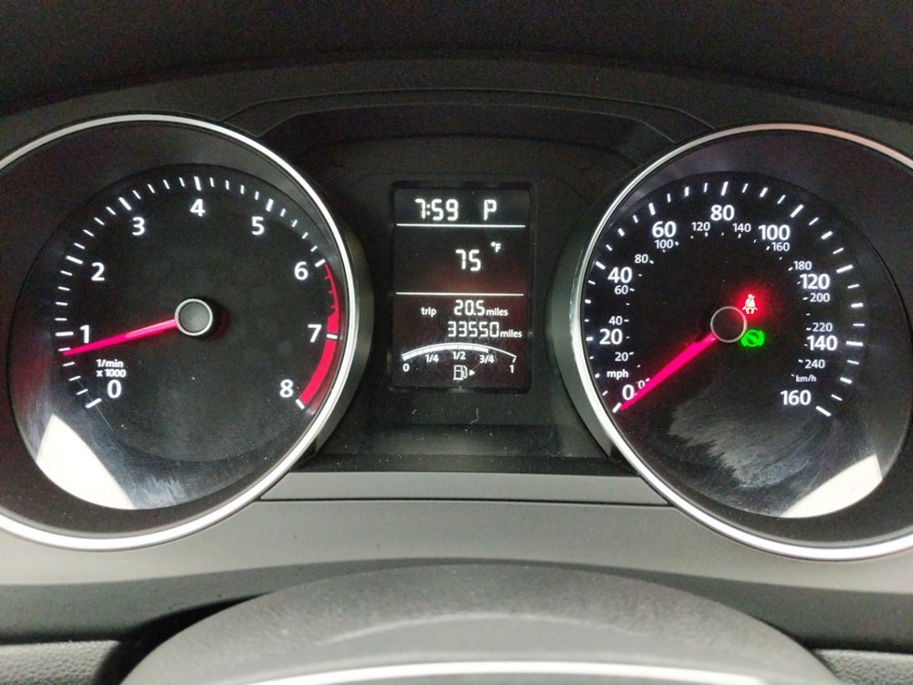 2018 Volkswagen Jetta - Odometer Close Up
