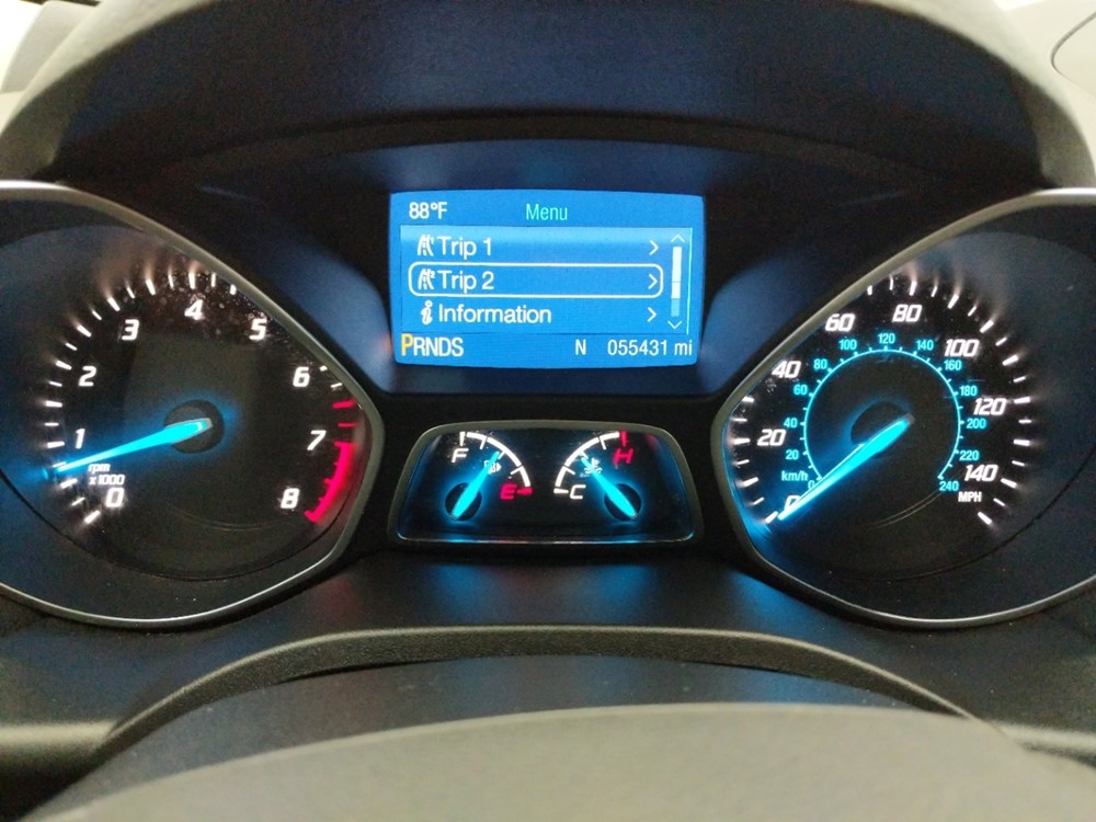 2015 Ford Escape - Odometer Close Up