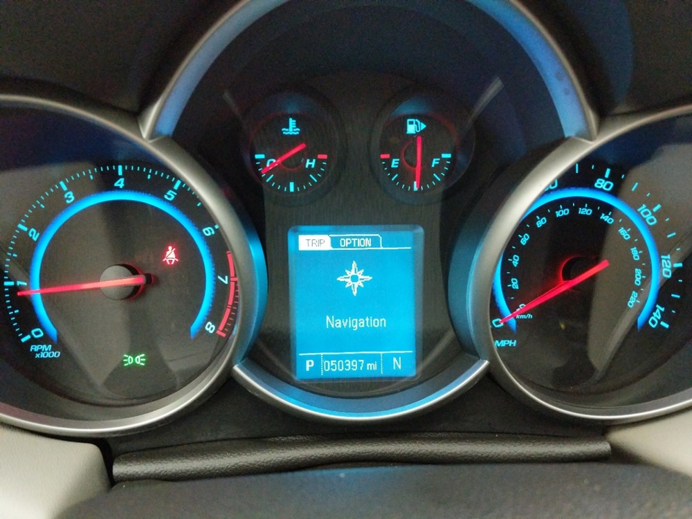 2016 Chevrolet Cruze - Odometer Close Up