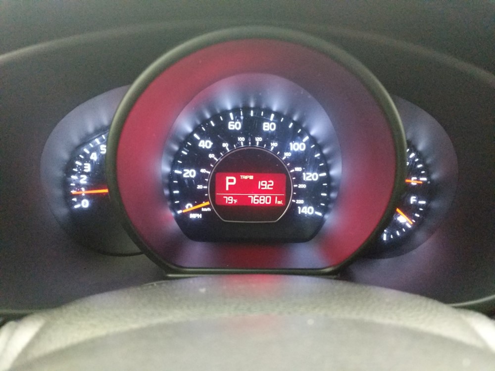 2017 Kia Soul - Odometer Close Up