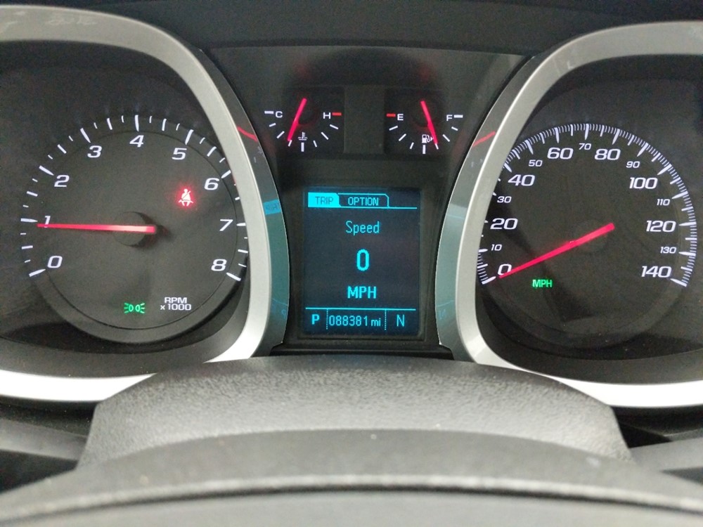 2016 Chevrolet Equinox - Odometer Close Up