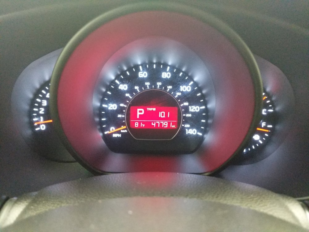 2017 Kia Soul - Odometer Close Up