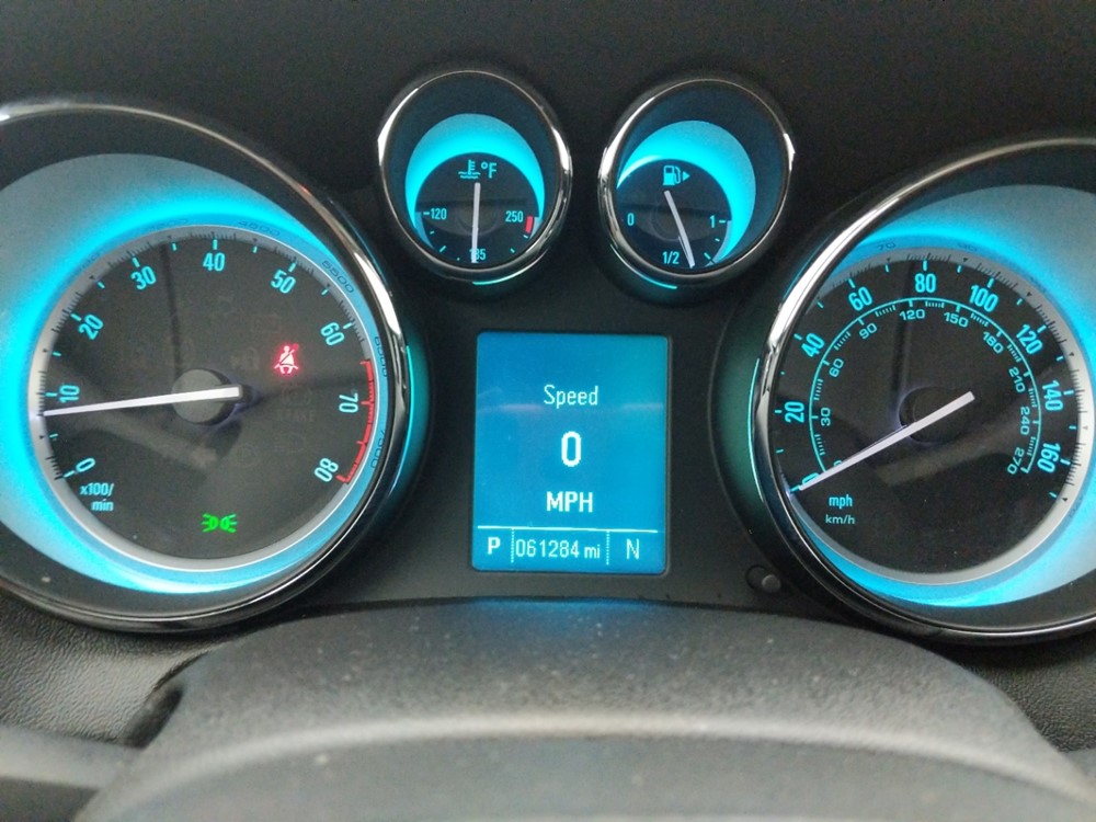 2016 Buick Verano - Odometer Close Up