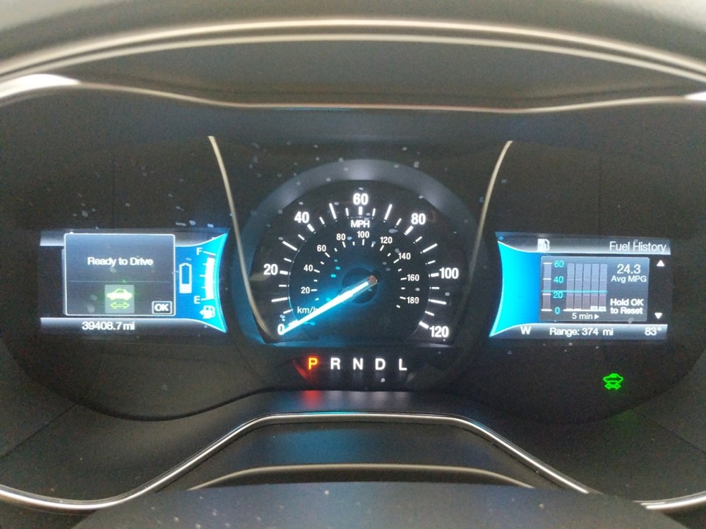 2017 Ford Fusion - Odometer Close Up
