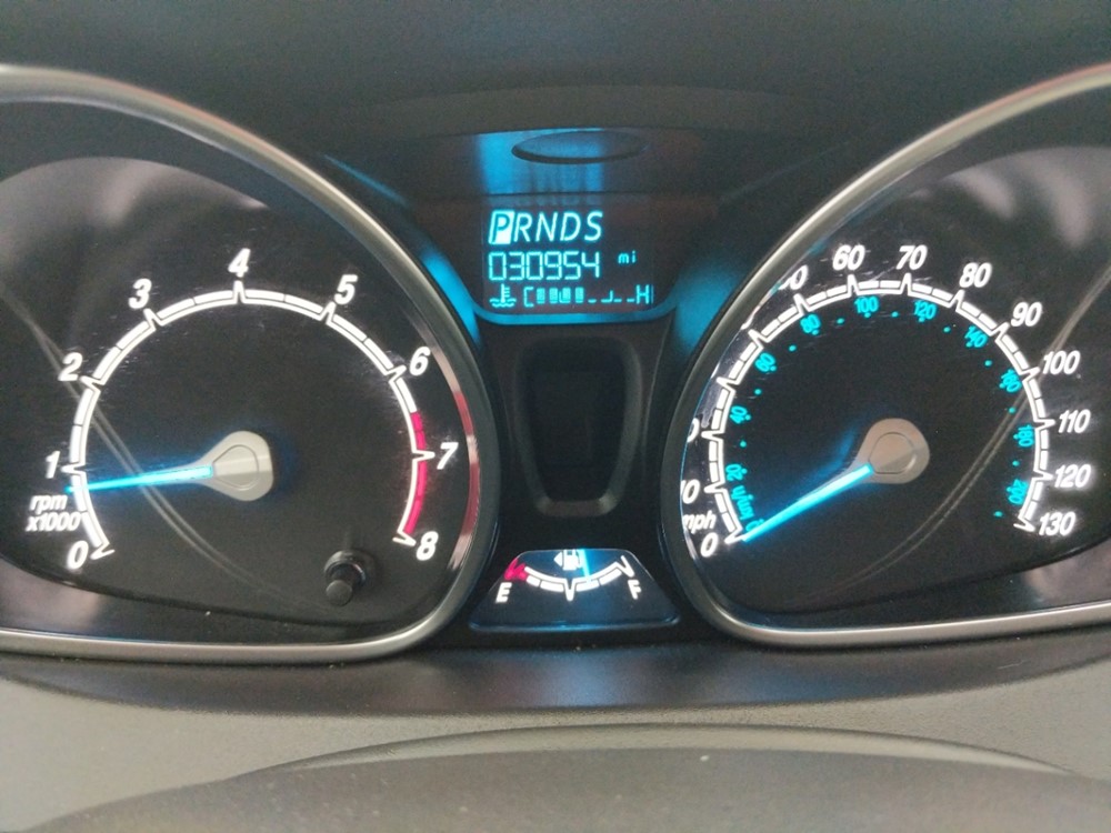 2018 Ford Fiesta - Odometer Close Up