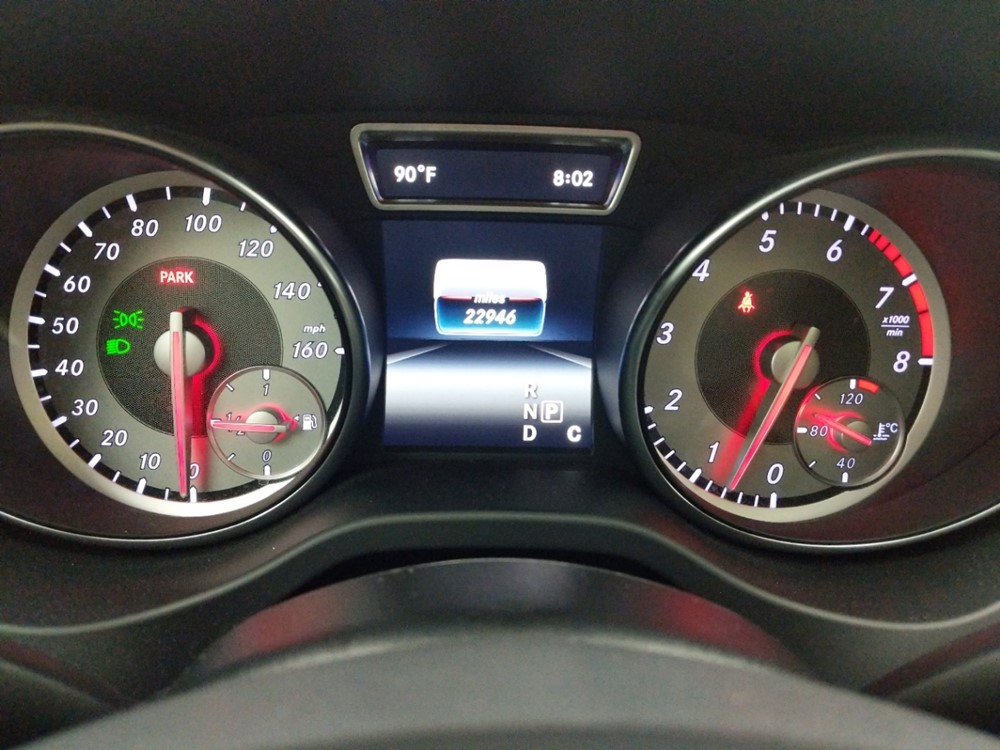 2016 Mercedes-Benz GLA250 - Odometer Close Up