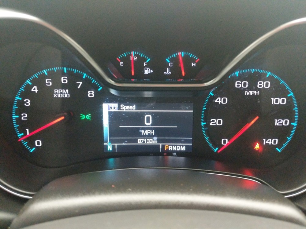 2014 Chevrolet Impala - Odometer Close Up