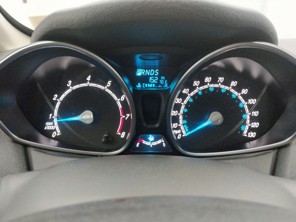 2018 Ford Fiesta - Odometer Close Up