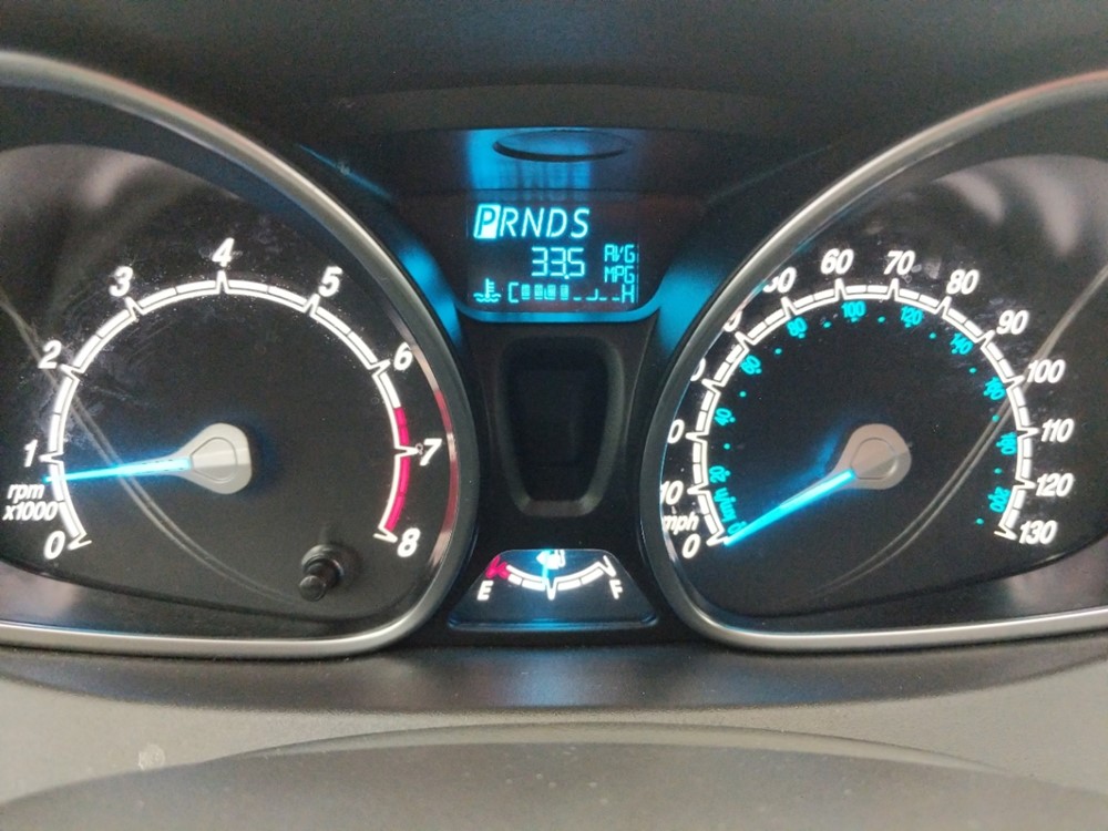 2018 Ford Fiesta - Odometer Close Up