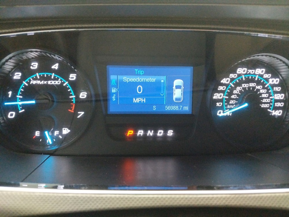 2016 Ford Taurus - Odometer Close Up