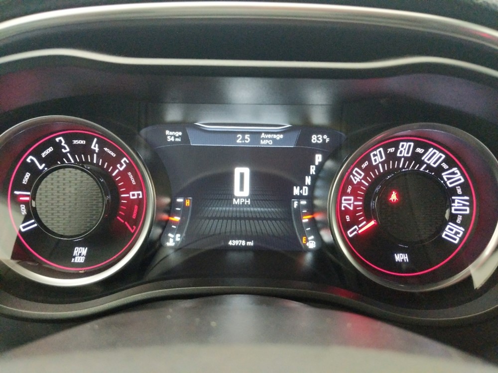 2016 Dodge Challenger - Odometer Close Up