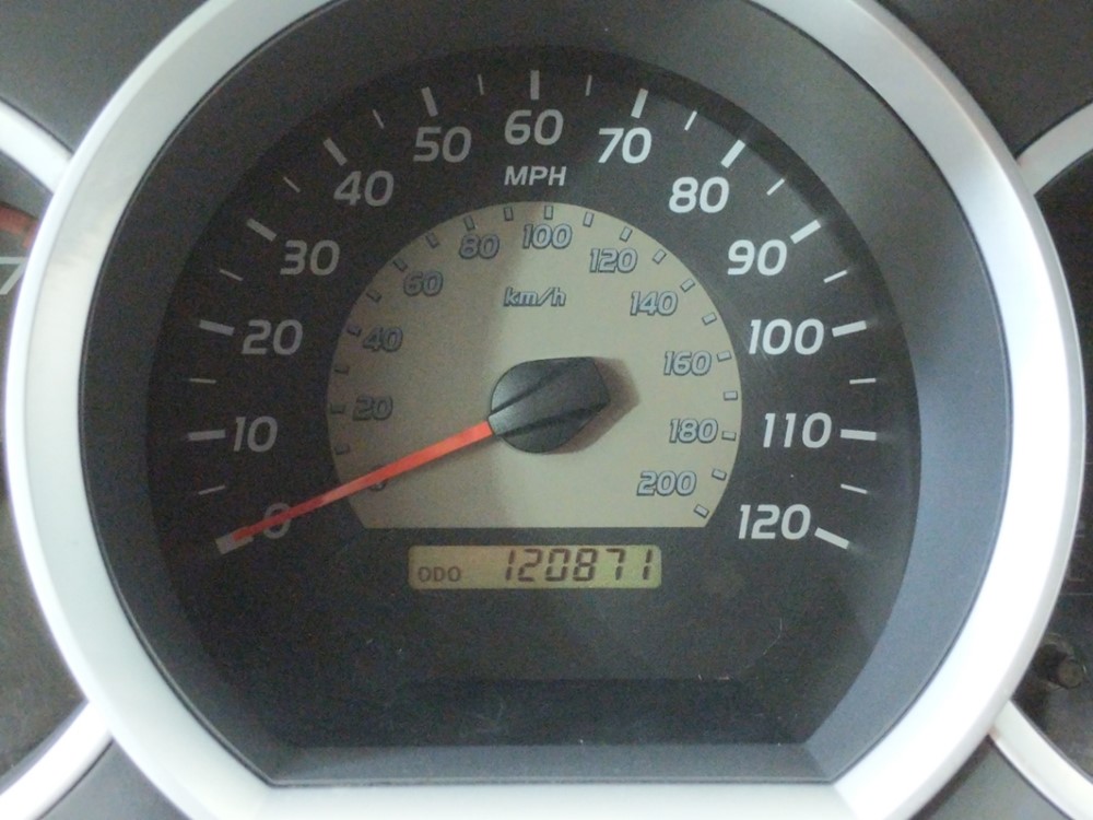 2010 Toyota Tacoma - Odometer Close Up