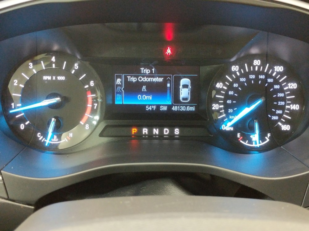 2016 Ford Fusion - Odometer Close Up