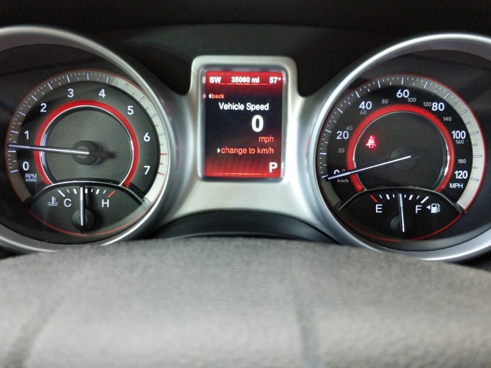 2016 Dodge Journey - Odometer Close Up