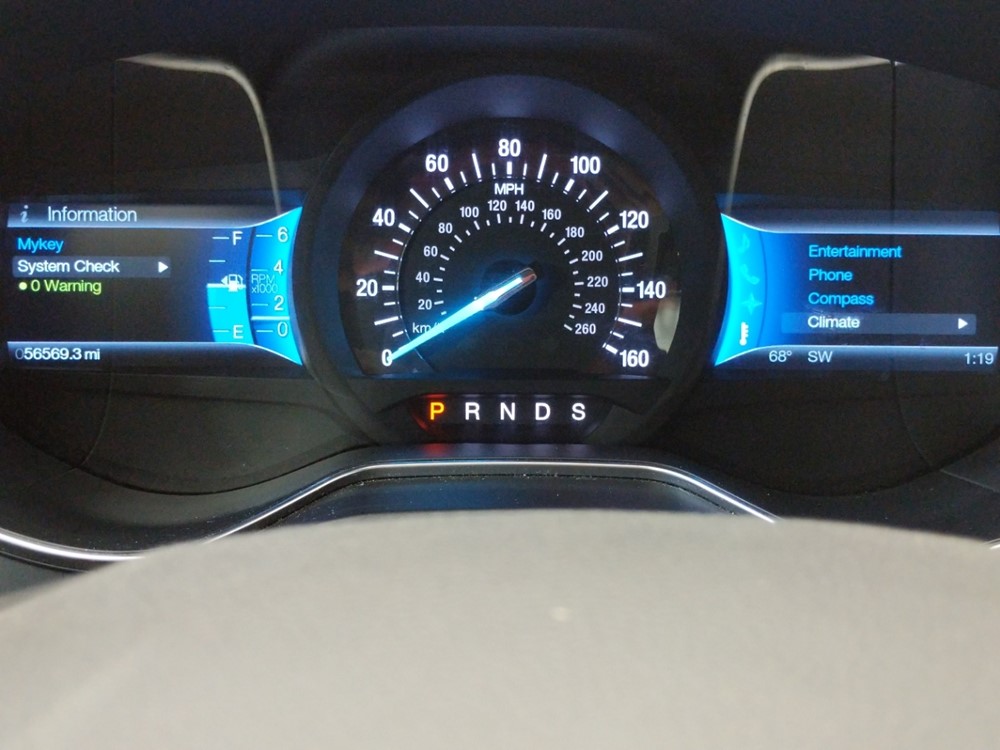 2014 Ford Fusion - Odometer Close Up
