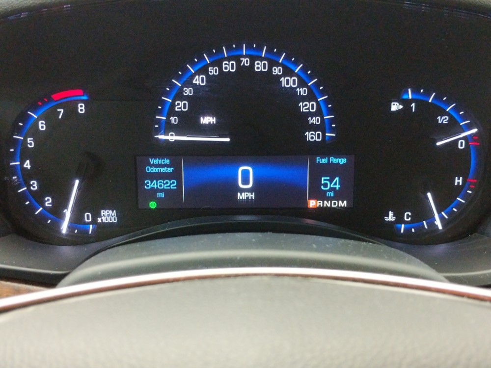 2015 Cadillac ATS - Odometer Close Up