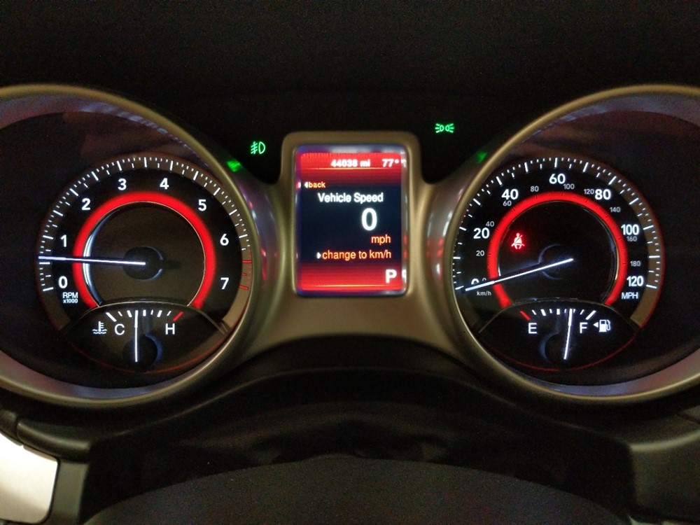2017 Dodge Journey - Odometer Close Up