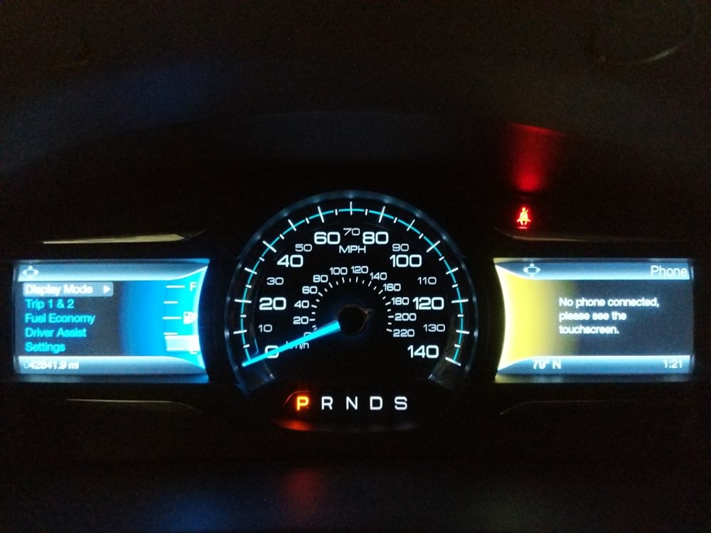 2014 Ford Flex - Odometer Close Up