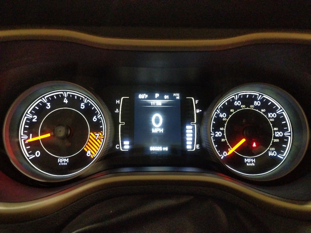 2015 Jeep Cherokee - Odometer Close Up